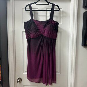 Sparkling Purple Ombre Prom Evening Party Dress XSCAPE by Joanna Chen  size18W